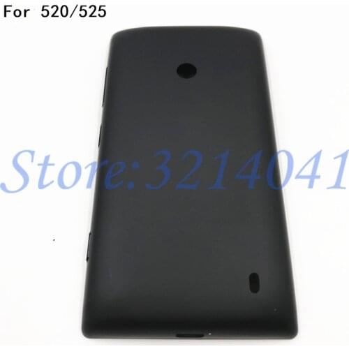 Replacement Battery Door Back Cover Housing For Nokia Lumia 520 525 Battery Cover Housing Side Button With Logo
