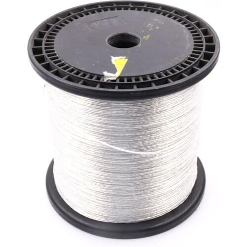 10-1000m 1.5mm high purity silver plated OCC wire 20AWG for audio DIY headphone cable 7 strands