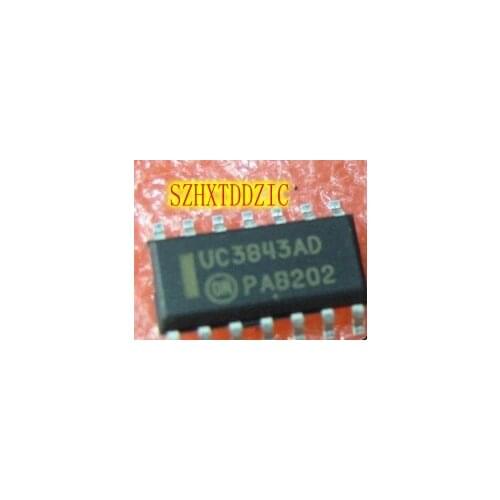 2pcs/lot UC3843AD UC3843ADG UC3843D UC3843 SOP14 [SMD]
