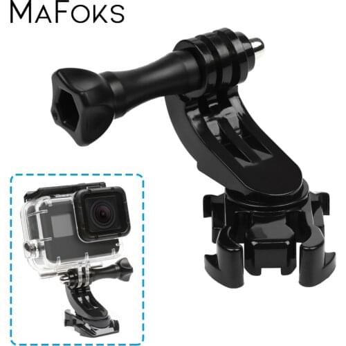 2PCS 360 Degree Rotate J-Hook Buckle Base Vertical Swivel Mount Adapter for GoPro Hero 7 6 5 4 Xiaomi Yi SJCAM Accessories