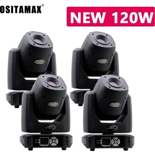 4PCS china moving heads 120w dj spot led professional stage light dmx glass gobo moving head 120w high power spot disco light