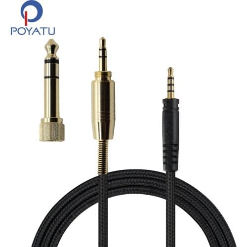 POYATU Audio Cables For Sennheiser HD400S HD450BT Cords Headphone Cable Replace For Sennheiser HD 400S HD 450BT Cable Replace