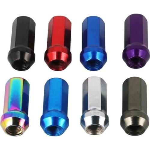 45mm Automobile Anti-theft Screw, Steel Through-hole Tire Screw, Modified Wheel Hub Nut, Cool and Durable