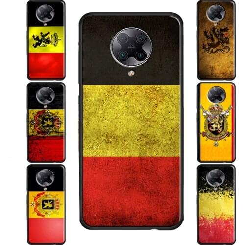 Belgium Coat of Arms Flag Case For POCO M3 Pro F3 F2 X3 Coque For Xiaomi Mi Note 10 Lite Mi 11 Ultra 9T 10T Pro A3