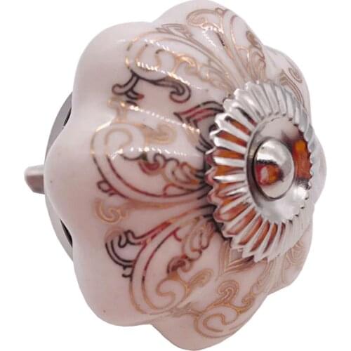 Dia 42mmx62mm Gold Stamping Knob Pull Handle Kitchen Cabinet Hardware Drawer Dresser Knobs Funiture handware