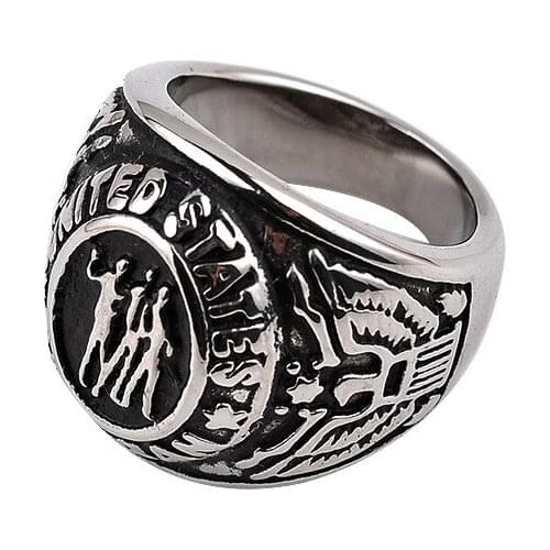 Movie Jewelry House of Cards Vintage Academy Engraved Rings For Women Men