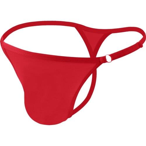 Gay Mens Sexy Underwear Adjustable Breathable Lace Thong Underpants Soft Nylon Briefs Sissy Lingerie for Men мужские стринги