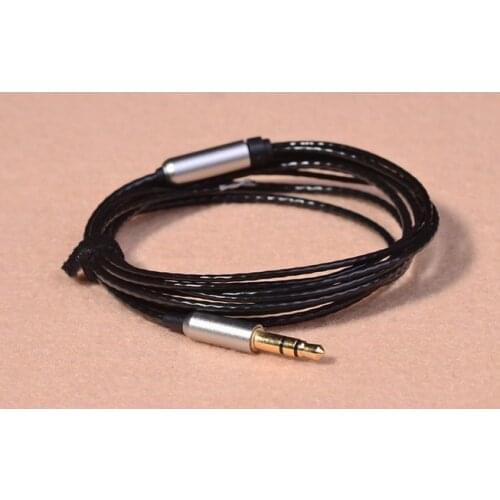 Diy earphone wire upgrade wire Silver plated fever headphone cable