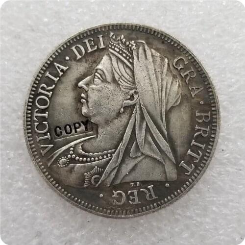 1893 United Kingdom 1/2 Crown- Victoria 3rd portrait copy coins-replica coins medal coins collectibles