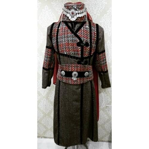 Halime Sultan Kaftan Suit for Women (4 pieces set) %100 Handmade Dirilis Ertugrul Ottoman Costume