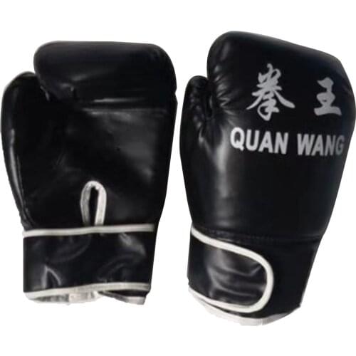 Red & Black Adult Boxing Gloves Professional Sandbag Liner Gloves Kickboxing Gloves Pugilism Men Women Training Fighting Tool