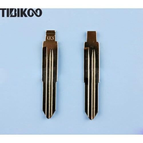 NO.03 Key Blade for Honda 2.3 accord Car Key Blade for Chevrolet Lova Replacement for Buick Excelle