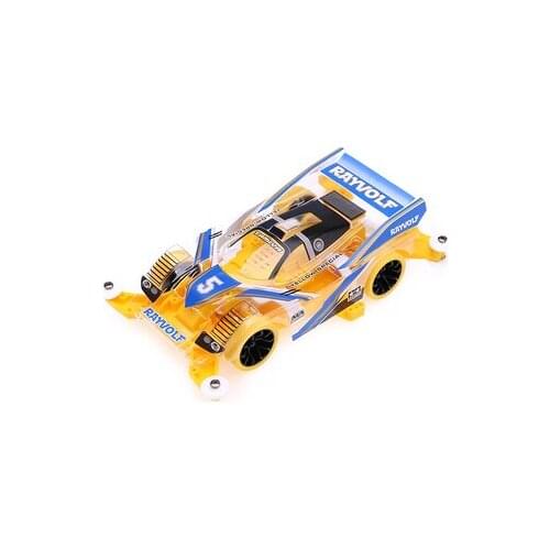 Original Tamiya Mini 4WD Four-wheel Drive Model Car MA Chassis Rayvolf Yellow Special Edition 95338 Racing-car
