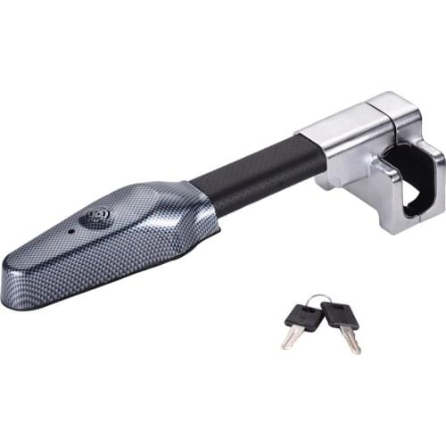 Anti Theft Car Steering Wheel Lock Safety Alarm Car Locks Retractable Auto Security Steering Lock