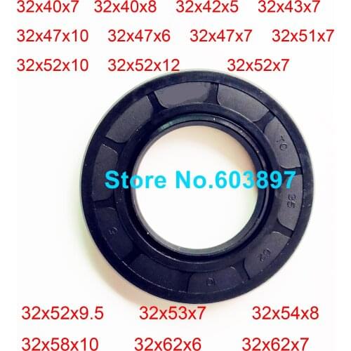 1PC TC NBR 32MM Skeleton Oil Seal Rubber Gasket Nitrile Rings 32x62x7 32x40x7 32x40x8 32x42x5 32x43x7 32x47x10MM