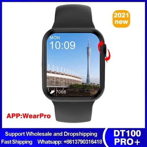 DT100 PRO Smart Watch 1.78" Bluetooth Call Wireless Charging IP68 Waterproof Smartwatch Men Women for Apple Watch IWO 13 PRO W56