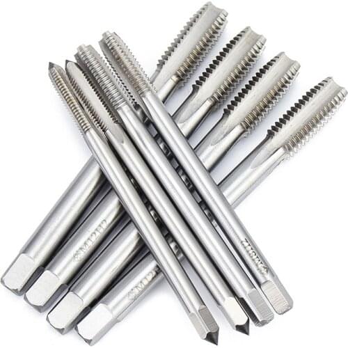 1PCS HSS Reverse Thread Sprial Tap Bit Drill M3 - M20 Metric Screw Flute Taps Bits