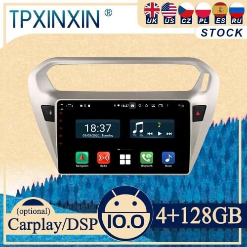 For Citroen Peugeot 301 C Elysee 2014+ Android Stereo Car Radio with Screen2 DIN Radio DVD Player Car GPS Navigation Head Unit