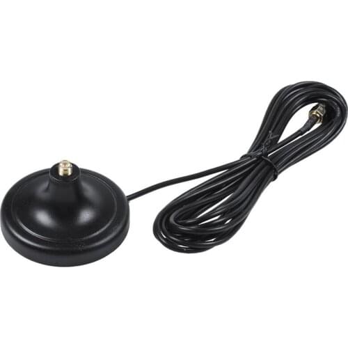 Wifi Antenna Extension Pure Cupper RP-SMA Male To Female Antenna With 3Meter Cable Magnetic Base For Router Wireless Network Car