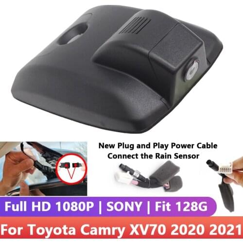Plug and play Car DVR Video Recorder Dash Cam Camera High quality driving recorder Full hd 1080P For Toyota Camry XV70 2020 2021