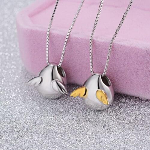 Lovely Angel Eggs Pendant Necklace Women Fashion Chain Choker Necklace Fine Gift