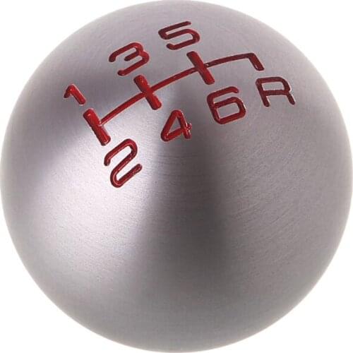 Aluminum 6 Speed Manual Shift Knob Gear M10x1.5 Thread for honda Civic Odyssey Accord