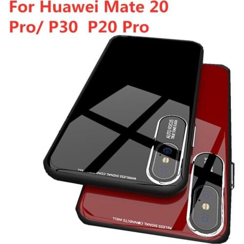 Painted Glossy Phone Case for Huawei P20 Pro P30 Pro CaseSoft TPU Silicon Glossy Shining Back Cover For Huawei Mate 20 Pro Case
