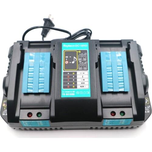 C&P Mak CH08 BL1430 BL1830 BL1850 DC14SA DC18SC DC18RA DC18RD DC18RC 14.4V 18V Li-ion batteries double charger