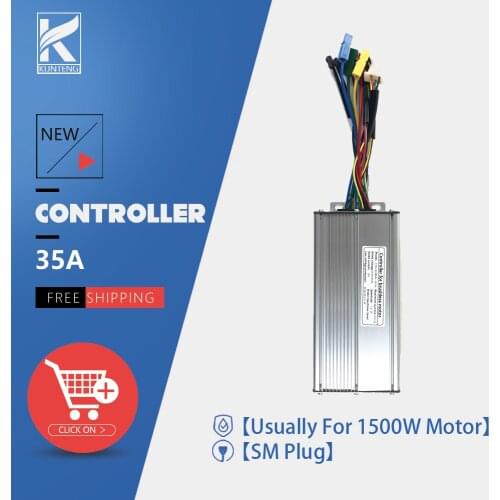 Electric bicycle Controller 48V Speed Controller For Bushless Motors 48V 1500W 35A KT controller Electric Bike Conversion Kits