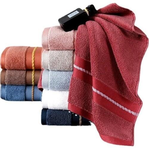 Fashion Soft Absorbent Cotton Towel Bath Towel Set Bathroom Accessories Hotel Supplies TJ4575