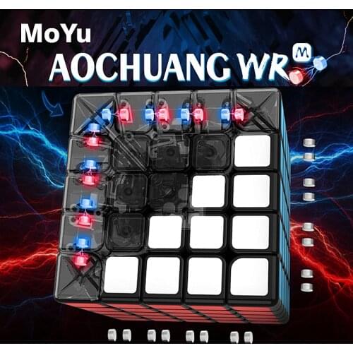 Moyu AoChuang WR M Magnetic 5x5x5 speed cube 5x5 magic cube aochuang WRM Magnet puzzle cube 5x5x5 cubo magico