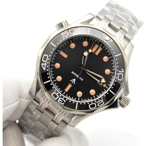 Sterile dial hippocampus 300 series automatic mechanical watch mens watch steel band