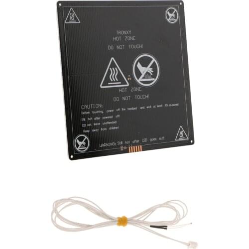220mm 12/24V MK3 Heating Heater Bed +NTC 3950 100K Thermistor for Prusa i3