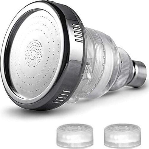 Bathroom Ceiling Mounted 3 Function Water Softener Chlorine Fluoride Filter Top Spray Filtered Shower Head