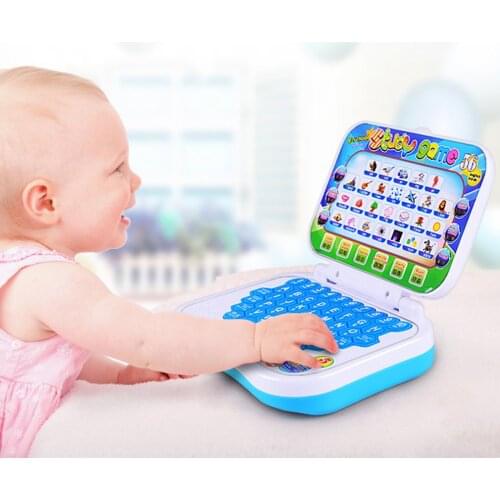 Baby Kids Learning Machine Kid Laptop Toy Early Interactive Machine Alphabet Pronunciation Educational Toys Gift for Children
