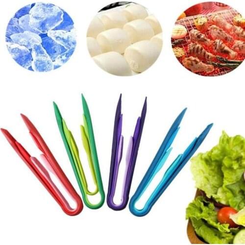 3Pcs Plastic Kitchen Tongs Supply Barbecue Cooking Utensils Cooking Salad Barbecue Frying Easy-to-clean Non-slip Kitchen Utensil