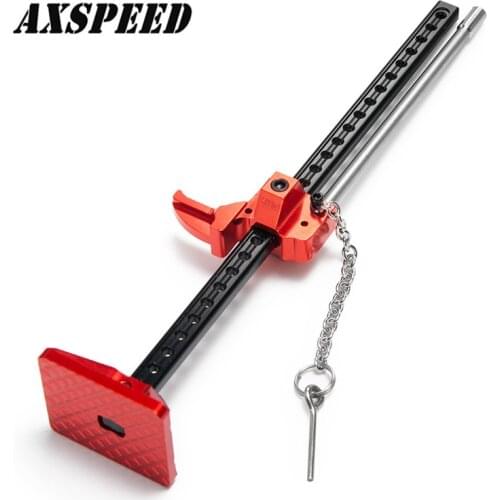 AXSPEED Slideable Jack Tool Metal Adjustable RC Car Accessories for 1/10 RC Rock Crawler Car Axial SCX10 Upgrade Parts