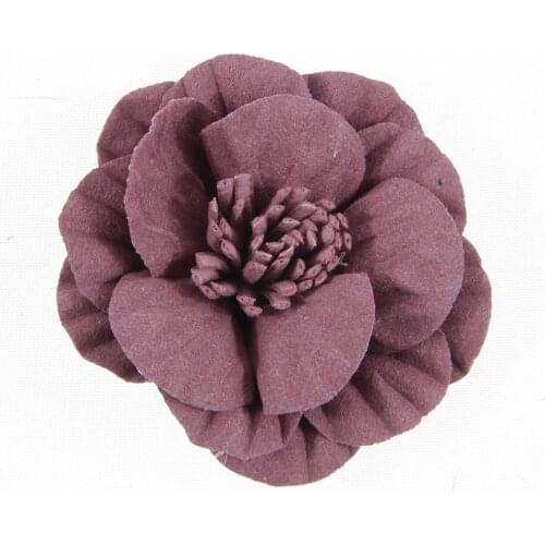 Yundfly 5pcs Fashion Solid Artifical Flower for DIY Baby Girls Headband Children Hair Accessories Home Decor