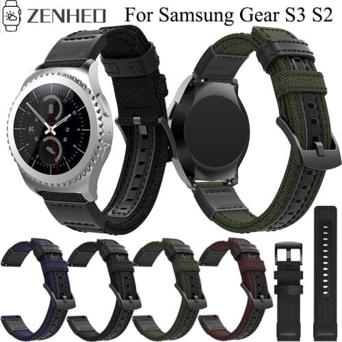 20mm 22mm Strap For Samsung Gear S2 Sport /Gear S3 Classic Frontier Replacement Watchband for Samsung Galaxy Watch 42mm/46mm
