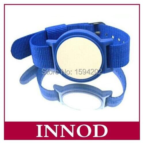 Wristband RFID Tag uhf Personnel ID tag program / read and write short range passive rfid uhf iso tag 840-960mhz