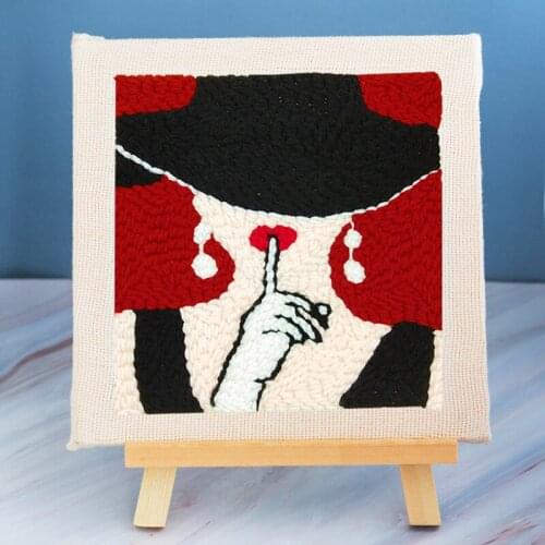 Poke Embroidery Needle Pen Wool Rubbing Show Handmade DIY Material Package Cross Stitch New Men And Women Gift Valentines Day C