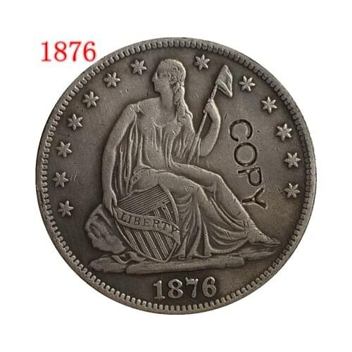 USA 1876 P,CC,S SEATED LIBERTY HALF DOLLAR COPY COINS
