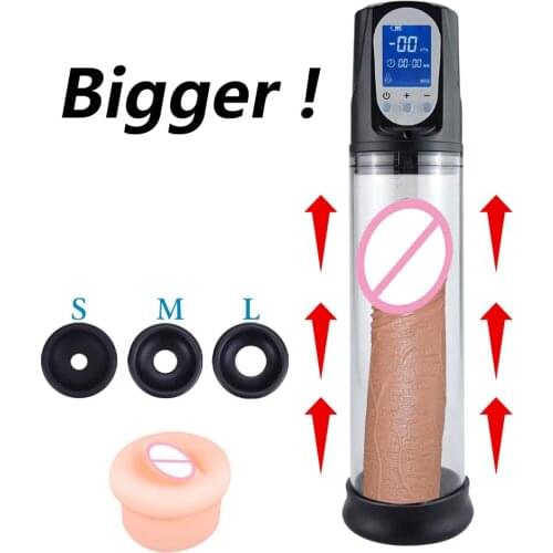 Automatic Penis Pump Penis Extender Male Penis Enlargement Real Vagina, Penis Vacuum Pump sex Toys for men, toys for Adults