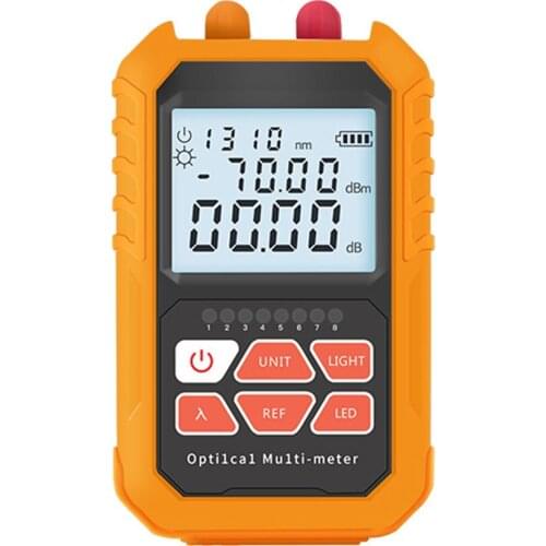 3 in 1 Visual Fault Locator Network Fiber Optic Cable Tester 5km Red Light Laser Pen LED Lighting Optical Power Meter