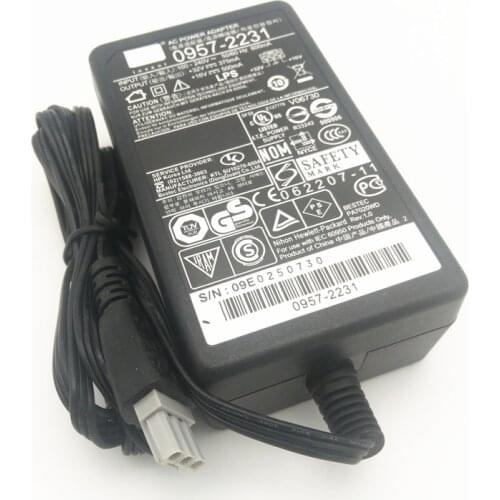 Vilaxh 0957-2231 For HP PhotoSmart C3140 C4480 Deskjet D2460 F2185 F4175 F4180 AC Power Supply Adapter Charger