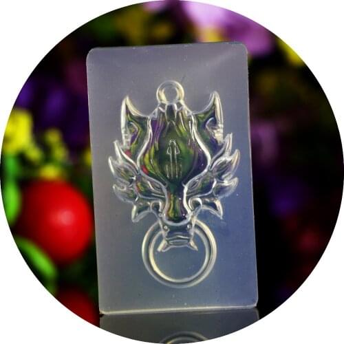 1pcs Liquid silicone mold DIY resin jewelry pendant necklace pendant lanugo mold resin molds for jewelry