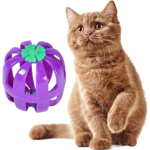 10 Pcs/lot Cat Dog toy Baby Squeakers Rattle Ball Noise Maker Multicolored Pet Insert Dog Toy Interactive Toy