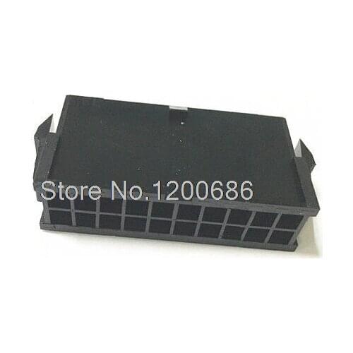 2 * 10p 430201600 Micro-Fit 3.0 Plug Housing Dual Row 20 Circuits 20pin 20p Rectangular Housing Connector Plug Black