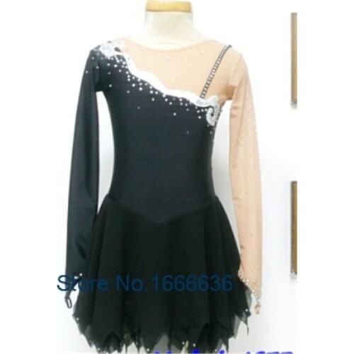 2016 Professional Custom Figure Ice Skating Dresses For Adult Elegant New Brand Vogue Ice Skating Dresses For Competition DR2911