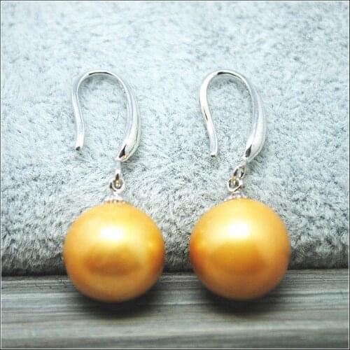 925 Sterling silver items round ball cultured freshwater pearl jewelry for good quality pearl size 12mm